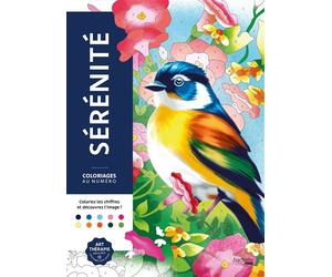 Coloriages au numéro - Sérénité - Charlotte Mendès - Hachette Heroes - broché - Livre-jeu