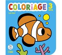 Coloriages billet la mer - Marion Billet - Lito - broché - Album éveil dès la naissance