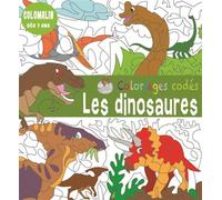 Coloriages codés - Les dinosaures