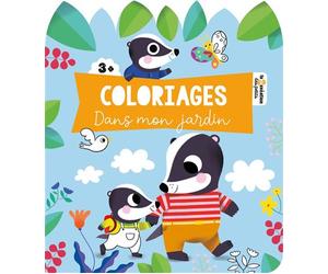 Coloriages Dans mon jardin - Héloïse Mab - Deux Coqs D'or - broché - Livre-jeu