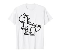 Coloriages de Dinosaures à colorier et à Peindre soi-même T-Shirt