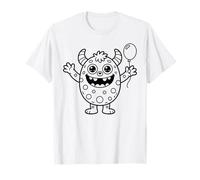 Coloriages de Monstres à colorier soi-même T-Shirt