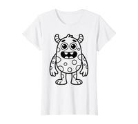 Coloriages de Monstres à colorier soi-même T-Shirt Graphique avec Valeur