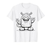 Coloriages de Monstres à colorier soi-même T-Shirt Graphique avec Valeur