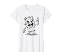 Coloriages de Monstres à colorier soi-même T-Shirt Graphique avec Valeur