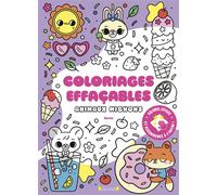Coloriages effaçables - Animaux mignons - Ahorine - Grund - broché - Document jeunesse