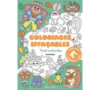 Coloriages effaçables - Forêt enchantée - Anna Florsdefum - Grund - broché - Document jeunesse