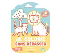 Coloriages fluo - Animaux de la savane - Nina Ghataora - Auzou Philippe Eds - broché - Document jeunesse