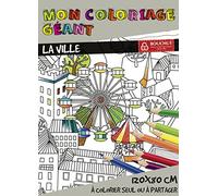 AC-Déco – Coloriage géant – La Ville – 80 x 120 cm