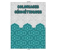 COLORIAGES GÉOMÉTRIQUES VOLUME 4: Livre de coloriages pour adultes facile. Dessins géométriques anti-stress