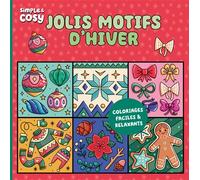 Pauline Amelin – Coloriages Jolis motifs d'hiver – Livre-jeu – Fleurus – Broché