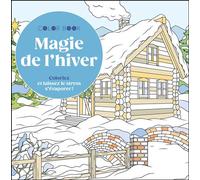 Coloriages - Magie de l'hiver Coloriez et laissez le stress s'évaporer ! - Collectif - Leduc Creatif - broché - Livre-jeu