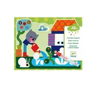 Coloriages magiques - DJECO - Caché dans le jardin - Pour enfant de 18 mois et plus - Lot de 5