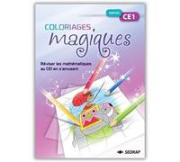 Coloriages magiques maths ce1 - SEDRAP - Sedrap Eds - broché - Scolaire / Universitaire