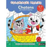 Vincent Duquesne – Coloriages malins : Chatons – Lecture et calcul CP (6-7 ans) – Broché