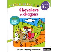 Coloriages Malins - Chevaliers et dragons - A partir de 4 ans