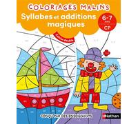 Coloriages malins Duo Syllabes et additions magiques CP - Isabelle Petit-Jean - Nathan - broché - Scolaire / Universitaire