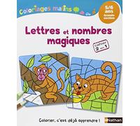 Coloriages Malins - Lettres et nombres magiques GS
