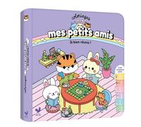 Coloriages mes petits amis + 6 surligneurs - Si bien réunis ! - Luli Bunny - Deux Coqs D'or - cartonné - Document jeunesse
