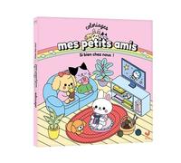 Coloriages mes petits amis - Si bien chez nous ! - Clémentine Dérodit - Deux Coqs D'or - broché - Document jeunesse