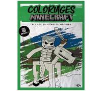 Coloriages Minecraft - Plus De 30 Scènes À Colorier - Avec 80 Stickers !