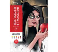 Coloriages Mystères Disney - Fées, sorciers et magiciens - William Bal - Hachette Heroes - broché - Livre-jeu