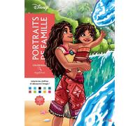 Coloriages mystères Disney - Portraits de famille Colorie les chiffres et découvre l'image - Alexandre Karam - Hachette Heroes - broché - Document jeunesse
