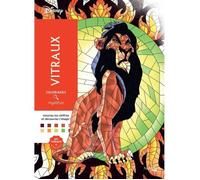 Coloriages Mystères - Disney - Vitraux - Thème Disney - Illustrations Mystères - Code Couleur