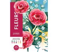 Coloriages mystères - Fleurs - Charlotte Mendès - Hachette Heroes - broché - Livre-jeu