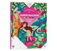 Coloriages mystères - Jardin magique - Stéphanie Alastra - Deux Coqs D'or - broché - Document jeunesse