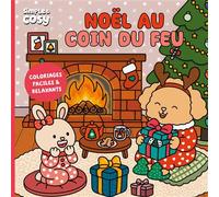 Collectif – Coloriages Noël au coin du feu – Livre-jeu – Fleurus – Broché