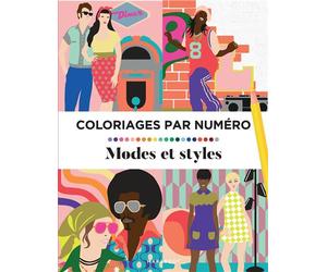 Coloriages par numéro - Mode et styles - Séverine Prélat - Marabout - broché - Livre-jeu