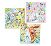 Coloriages petites portes les cabanes de nina multicolore TU