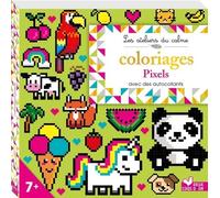 Coloriages pixels - avec des autocollants