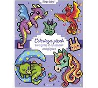 Coloriages pixels - Dragons et animaux magiques Eugénie Varone (Illustration)