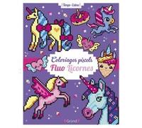 Coloriages pixels fluo licornes Eugénie Varone (Illustration)
