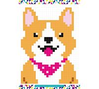 Coloriages pixels kawaii