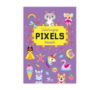 Coloriages pixels kawaii - Léa Fabre - Deux Coqs D'or - broché - Document jeunesse