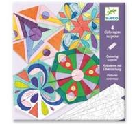 Coloriages surprises mandalas rosaces Orange G