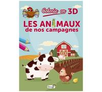 Colorie En 3d - Les Animaux De Nos Campagnes