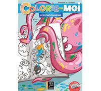 Colorie-moi, Les fonds marins - Collectif - Agitees Editions - broché - Document jeunesse