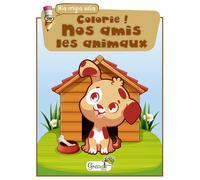 Colorie nos amis les animaux - Collectif - Grenouille - broché - Document jeunesse