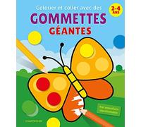 Colorier et coller avec des gommettes géantes (2-4 ans)