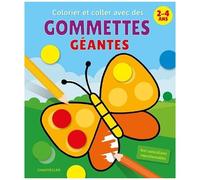 Colorier Et Coller Avec Des Gommettes Géantes - Avec Autocollants Repositionnables