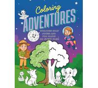 Coloring Adventures: A Silly Joke & Fun Fact Coloring Book for Kids Ages 6-9 Featuring Forests, Oceans, Animals, and Outer Space