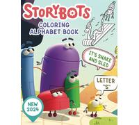 Coloring Alphabet Book for Story Bots: Creative Pages with Tracing Letters and Coloring Animals, Things and Robots for Baby Alphabet Leaners