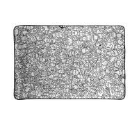 Coloring Blanket - DIY Washable Art Craft Sofa Throw | Paint and Draw Interactive Blanket | Fun Creative Activity for Kids and Families | for Boys Girls Preschools Birthday Holiday Living Room