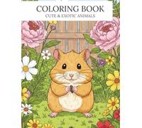 COLORING BOOK | Cute & Exotic Animals: A Coloring Journey through Adorable and Wild Creatures