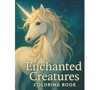 Coloring Book - Enchanted Creatures: Fantasy-Inspired Designs Featuring Dragons, Fairies, Unicorns, and Magical Beasts