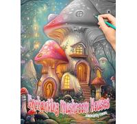 Coloring Book Enchanting Mushroom Houses: A Captivating Exploration of Whimsical and Fantasy Homes